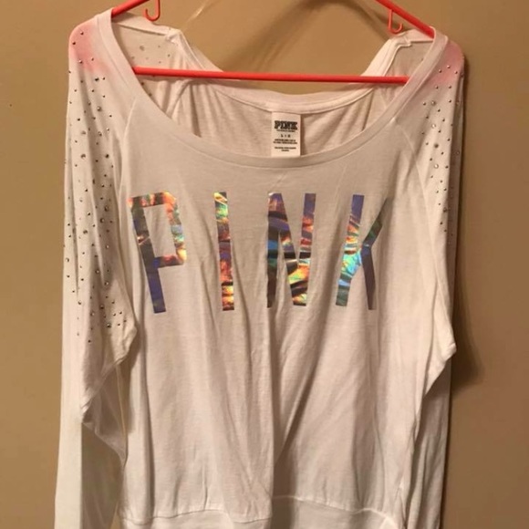 PINK Victoria's Secret Tops - Pink oversized tee